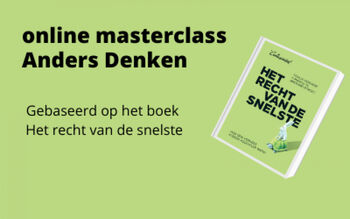 Online Masterclass ‘Anders denken’ 17 september