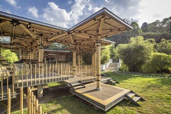 Het Bamboo Playhouse in Kuala Lumpur. Copyright: Marc Tey Photography