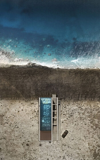 De Casa Brutale, gezien van bovenaf. Beeld: LOOM Design & OPA