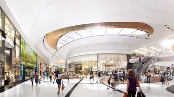 Impressie van het interieur van Leidsenhage. Door Roberto E. Meyer, MVSA Architects