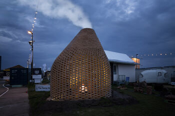 TrueTalker tijdens FabCity. Foto door Peter Cuypers