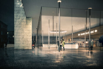 Amstel Station entree in 1939