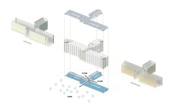 Overzicht van de ingrepen in het pand.