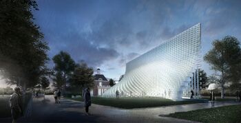 Bjarke Ingels ontwerpt ‘ritsende muur’ voor Serpentine Pavilion 2016