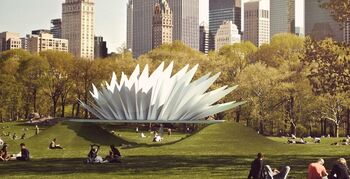 Uniek vormgegeven zonnewijzer op basis van zonnedata