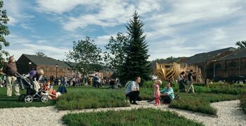 Historisch stadspark New Holland Island in Rusland geopend