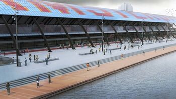 Ondergrondse fietsenstalling voor 4.000 fietsen in het IJ bij Centraal Station