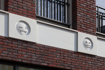 Emoji’s op winkelcentrum in Amersfoort