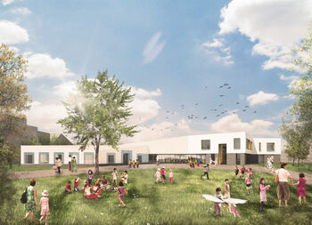 Romeinse weg als rode draad door schoolnieuwbouw