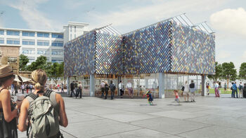 People’s Pavilion DDW bestaat geheel uit geleende materialen