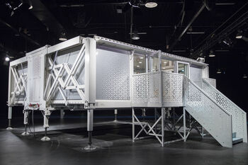 Unfold: mobiele unit ontvouwt zich tot compleet gebouw