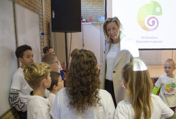 Basisschool De Kameleon ondersteund bij verduurzaming