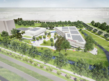 DP6 en Bureau B+B ontwerpen onderwijsgebouwen en omliggend landschap in Rotterdam