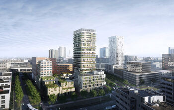 Vertical in Sloterdijk Centrum: natuur in de stad