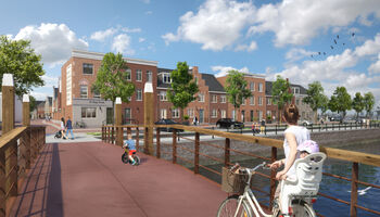 Hoffelijk wonen aan de kade in Bergen op Zoom