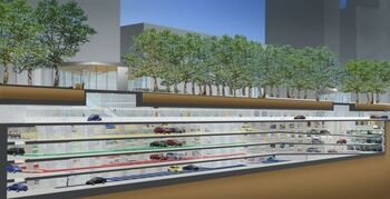 Garage Kruisplein: parkeren in ondergrondse parkeerstad