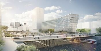 KCAP wint eerste prijs RER E station Nanterre, Frankrijk