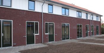Medite Tricoya gevelbekleding huurwoningen Harderwijk