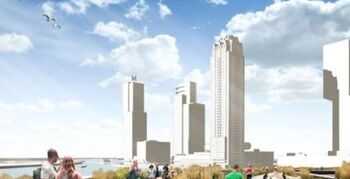 Drijvend (parkeer)park voor Rotterdamse Rijnhaven