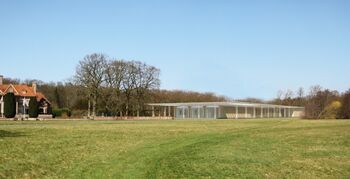 Cradle to Cradle glas in gevel Museum Voorlinden