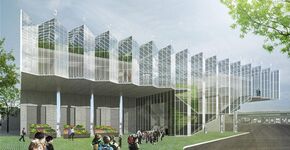 Team Van Bergen Kolpa ontwerpt Het Groente Paleis in België