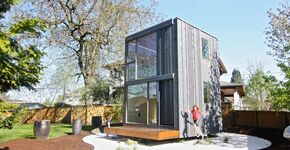 Tiny house in Portland draait mee met de zon