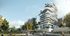 MAD onthult organische en asymmetrische woontoren in Parijs