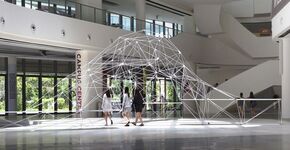 Professors 3D-printen een 14 meter lang paviljoen