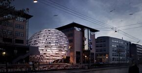 Dorte Mandrup ontwerpt glanzende opaal als havensymbool