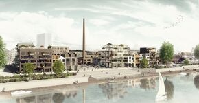 Hippe stadswijk verrijst op terrein zuivelfabriek