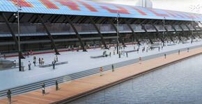 Ondergrondse fietsenstalling voor 4.000 fietsen in het IJ bij Centraal Station