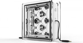 Nieuwe glazen baksteen genereert zelf energie