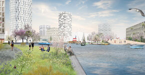 Hamerkwartier Amsterdam omgetoverd tot woon-werkwijk