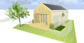 Eerste bewoonbare WikiHouse staat in pioniersstad Almere