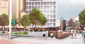 Start bouw ondergrondse fietsenstalling Kleine-Gartmanplantsoen Amsterdam