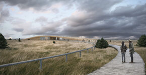 Snøhetta ontwerpt heuvelachtige Theodore Roosevelt Presidential Library