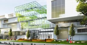 Ontwerp schoolgebouw zuivert lucht binnen en buiten