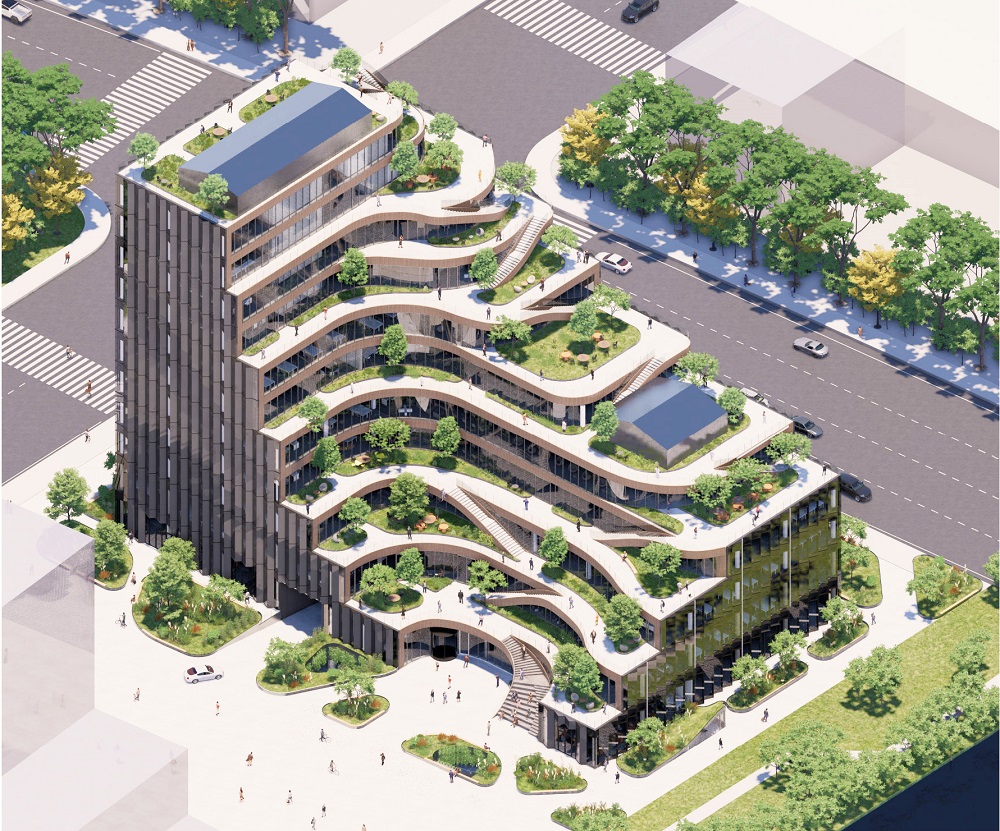 Impressie van de terrassen