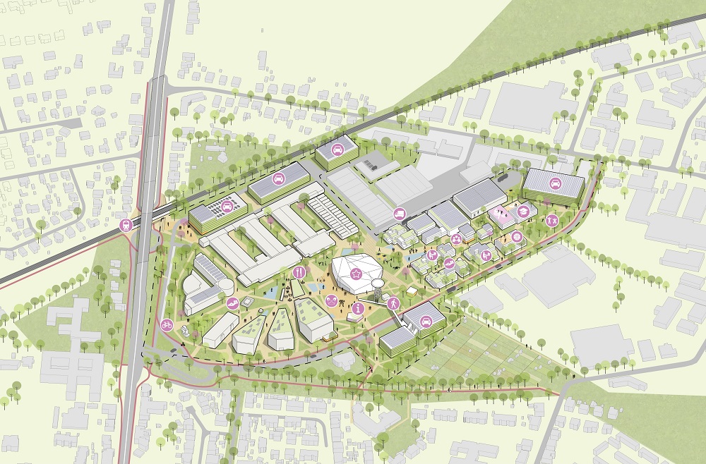 Masterplan Corda Campus plattegrond