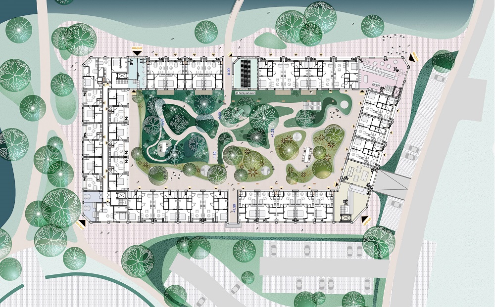 Bospark Alphen plattegrond