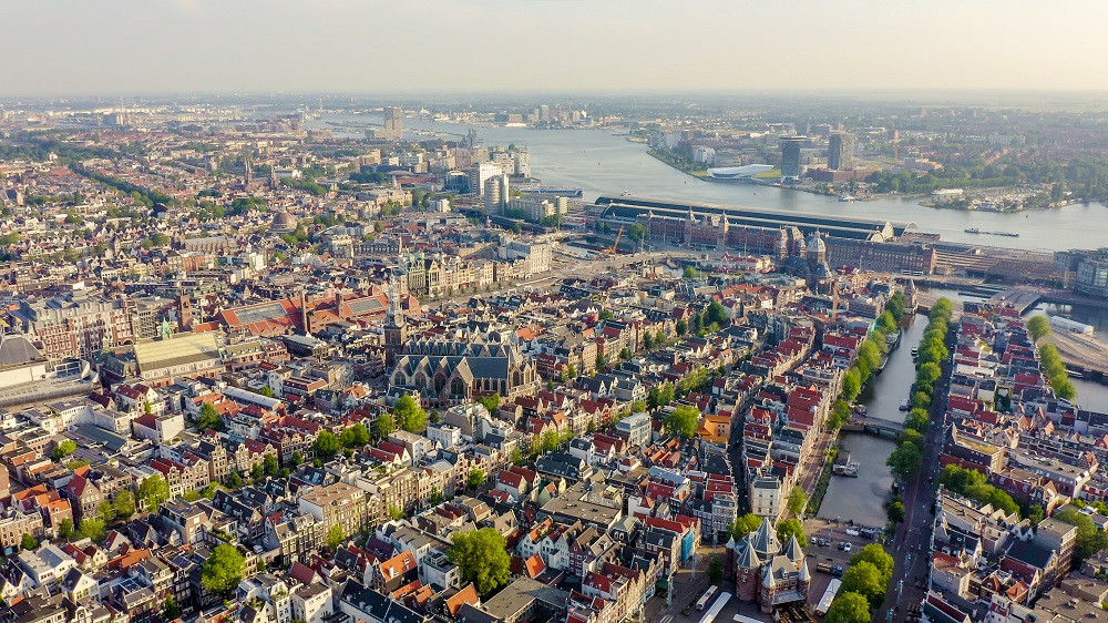 Luchtfoto Amsterdam